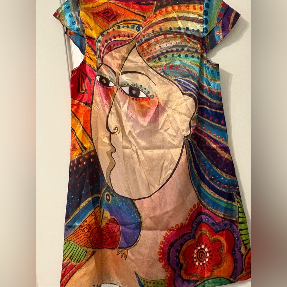 Galleria Enterprises Multicolor Artistic abstract Dress
